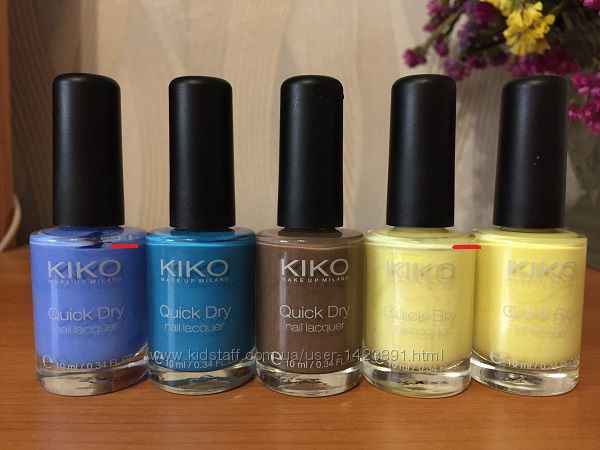 Kiko Итальянские лаки для ногтей