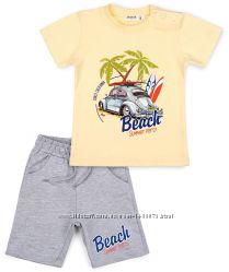 Уютный летний комплект Beach Summer party для мальчика от 1, 5 до 5 лет.
