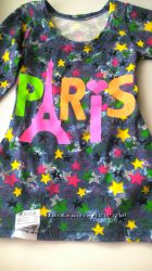 стильное платье туника PARIS на лето подарок