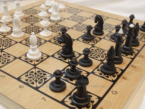 Шахи, шашки і нарди 3 в 1. Розмір 50 х 50 см