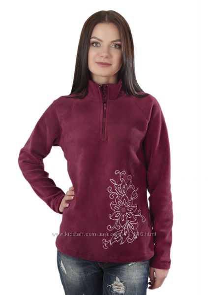 Теплые, стильные женские флиски с удобным замочком