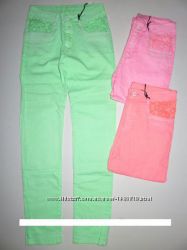 Яркие летние джинсы для девочек 164-170