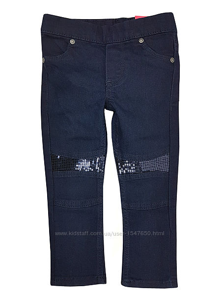 Стильные синие джинсы slim fit на девочку 1,5 - 2 лет, размер 92, Kiki&Koko