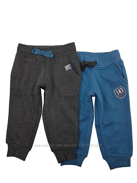 Комплект утепленных спортивных штанов для мальчика, pocopiano