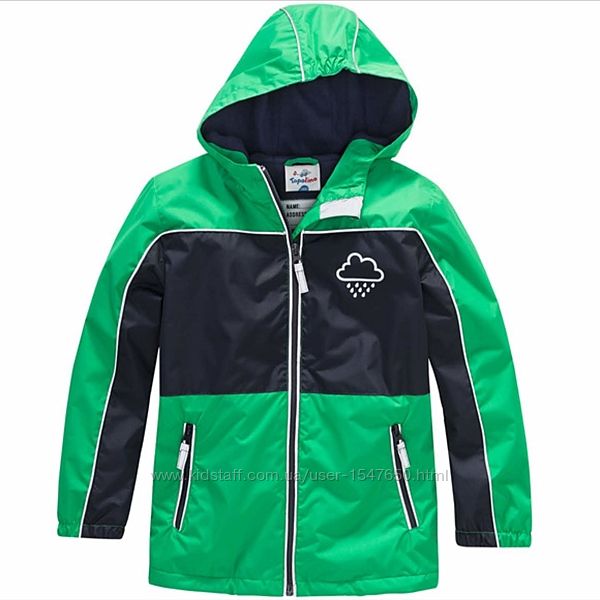 Непромокаемая куртка, дождевик, ветровка на флисе на мальчика 98р. ,Topolino