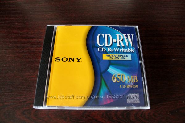 Диск CD-RW Sony 650Mb