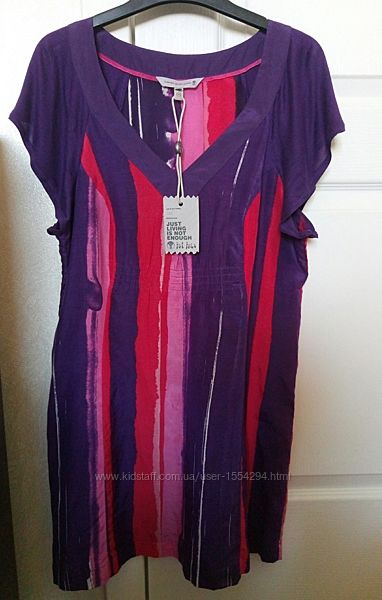 Новенький топ/туника из шелковой ткани