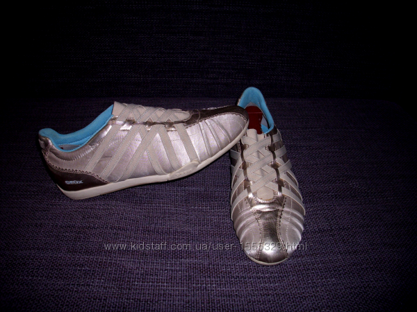 Туфли мокасины кроссовки Geox Respira , кожа текстиль, Vietnam, 26, 5 см