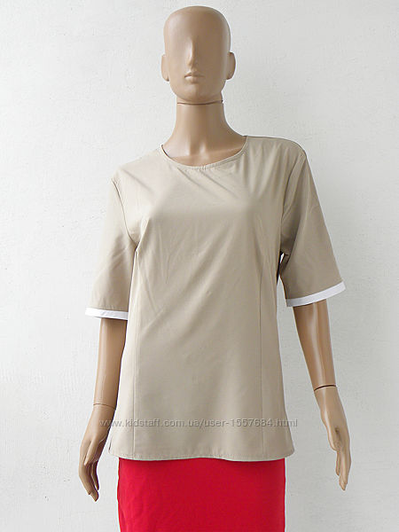 Блуза кольору капучіно 52-56 розміри -- 46-50 євророзміри