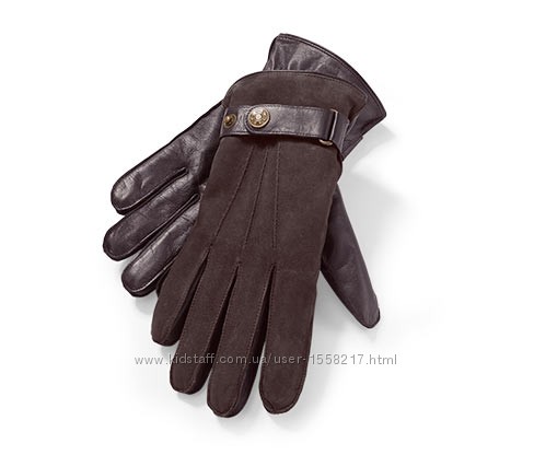 Мужские кожаные перчатки известного бренда TCM Tchibo
