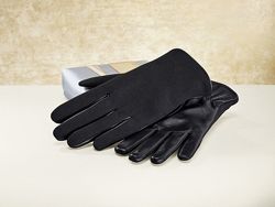 Женские перчатки кожа - войлок от немецкого бренда ESMARA.