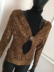 красивая леопардовая блуза из Итали