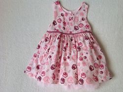 Платье на девочку 6-9 месяцев