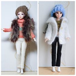 Теплый зимний или демисезонный комплект одежды для Барби