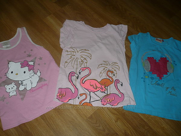 Футболка Майка летняя на девочку 116-134р.