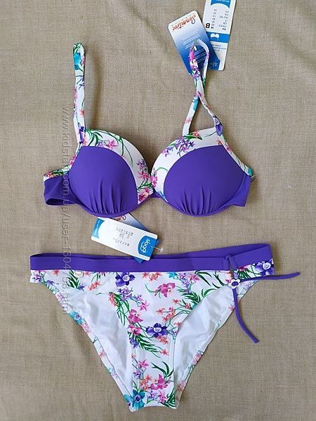 Раздельный купальник triumph sloggi liliac blossom s, m 
