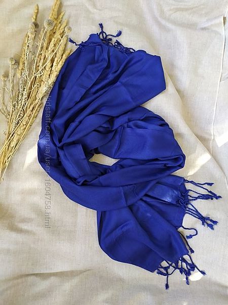 Темно синий шарф палантин вискоза Индия / хиджаб