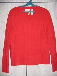 Свитер  красный Liz Cilaiborne