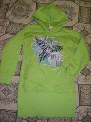 Платье-толстовка, кенгурушка девочке, р.134-140