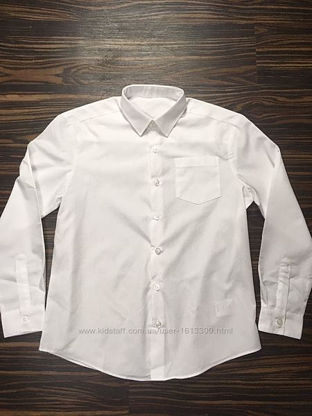 Рубашка белая, школьная George 9-10 лет