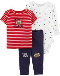 Футболка  Боди  Штаны Carters для мальчика. Костюм тройка 17644810