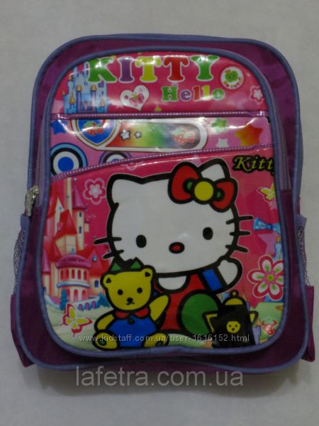 Детский Рюкзак Для Девочки В Детский Сад и В 1 Класс Китти Hello Kitty