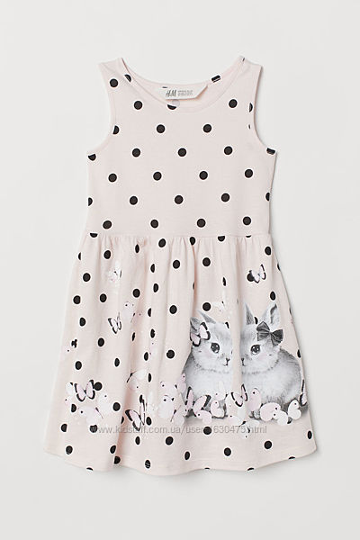 Новое Летнее платье, сарафан H&M, НМ на девочку 6-8 лет, 122-128 см