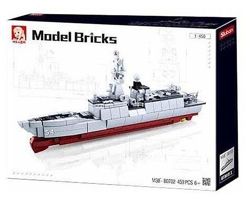 Конструктор Sluban B0702 Военный корабль 459 деталей