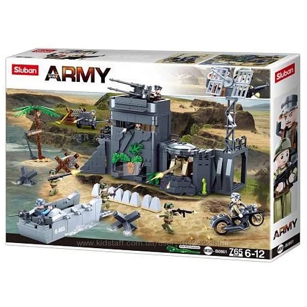 Конструктор Sluban b0861 Военная база 765 деталей