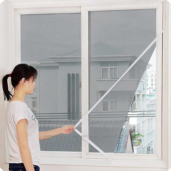 Сітка антимоскітна для вікон ProGarden, 130x150 см