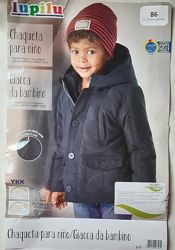 Куртка теплая lupilu на осень, весну размеры от 116 до 86. Германия