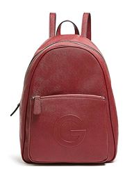 Бордовый  большой  рюкзак с логотипом  G by GUESS Gilman Гуесс  Оригинал