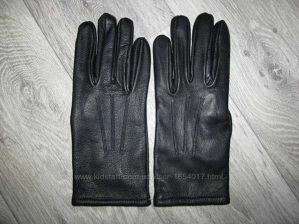 Перчатки кожаные 8 размер мужские кожа черные