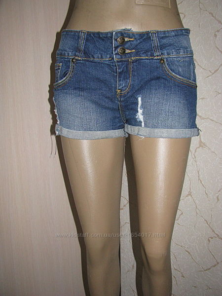 Шорты джинсовые L размер евро 12 женские