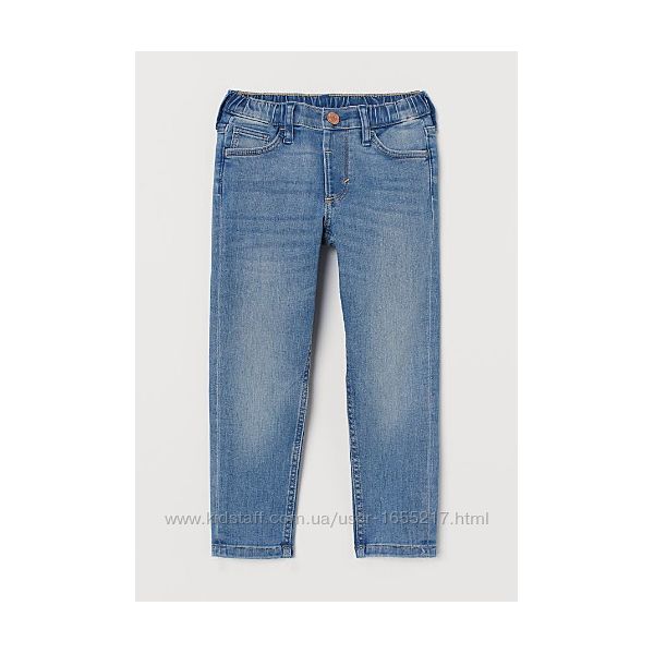 Стильные джинсы фирмы H&M. Фасон скинни фит. Состав 80 хлопка, 19 полиэст