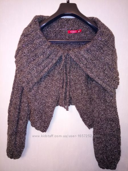 Кардиган крупной вязки