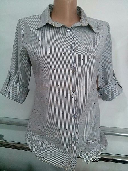Женская рубашка с длинным рукавом р.38, AYSHE Турция, СКИДКА