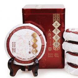 Шу пуэр У Цзи Дан Ке Пять заветных желаний ДаИ Мэнхай Китайский чай