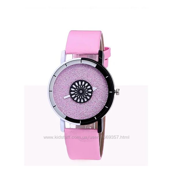 Наручные женские часы с розовым ремешком код 400