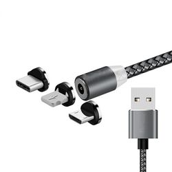 Магнитный кабель  для Apple iPhone, Type-C, Micro USB