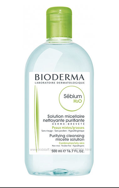 Bioderma Sebium H2O Micellaire Solution Мицелярна вода 500 мл
