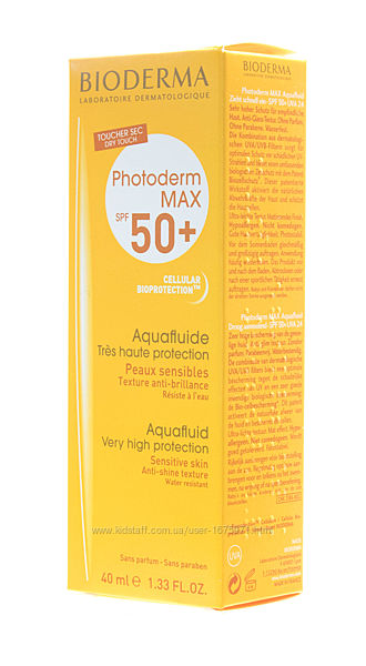 Bioderma Photoderm Max SPF50 солнцезащитный флюид для чувствительной кожи