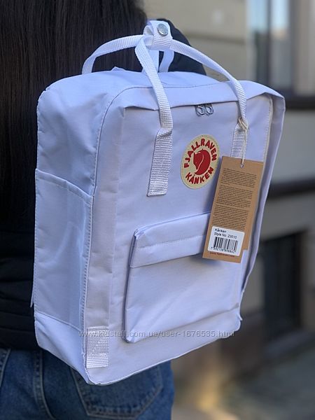 Рюкзак школьный Канкен Kanken белый LUX 16 л, 36х28 см, много расцветок 