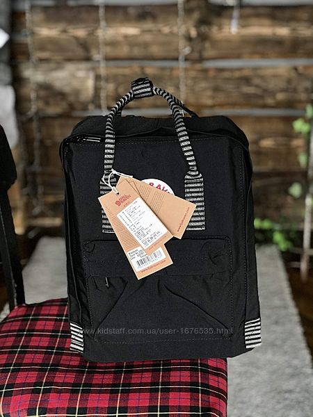 Рюкзак школьный Канкен Kanken LUX качество 16 л, 36х28 см, черный