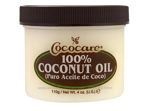 Cococare, Натуральное кокосовое масло для волос и тела, 110г, оригинал, США