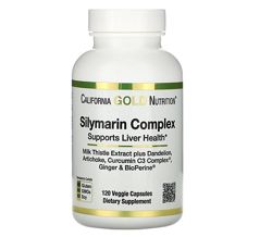 California Gold Nutrition, силимариновый комплекс, Silymarin Complex, США