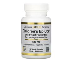 California Gold Nutrition, Children&acutes EpiCor, 125мг, 30капсул, оригина