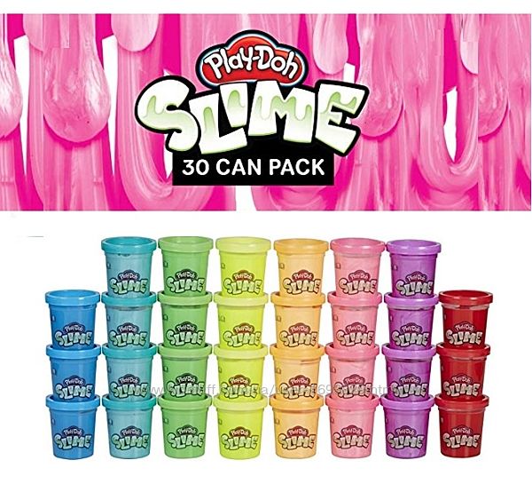 Play-Doh Compound Slime Metallic Collors Assorted Плей До ASTM D-4236