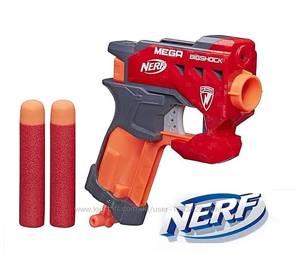 Nerf N-Strike Mega Bigshock A9314 Hasbro Нерф Бластер Пистолет