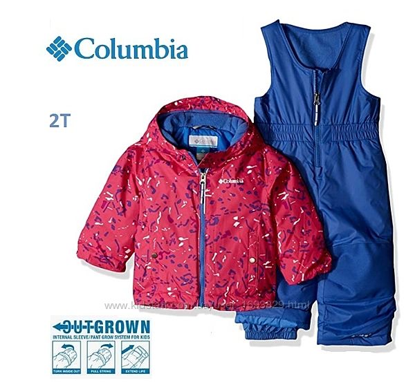 Columbia Frosty Slope Pink Ice 2T 86-92cm Комбінезон Коламбія Зимний костю